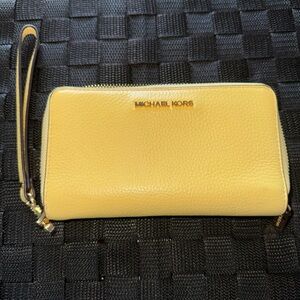 Michael Kors Sunny Yellow Wristlet